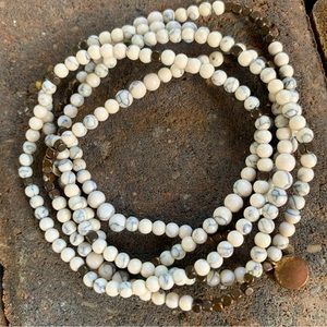 5 piece Howlite Bracelets